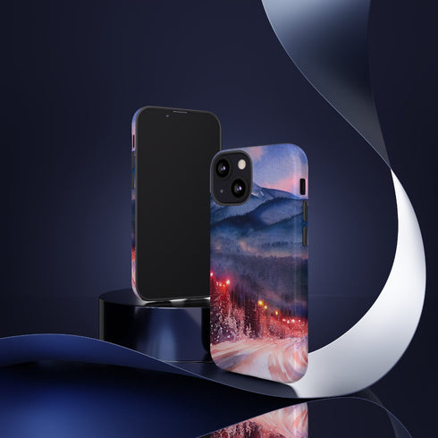 Christmas in Vail Colorado - Impact Resistant Phone Case